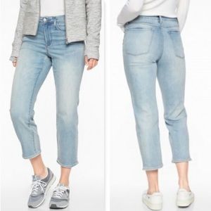 Athleta Sculptek slim straight high rise jeans 8